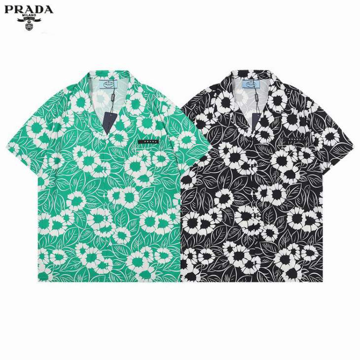 Picture of Prada  Shirts Short _SKUPradaM-3XLystQ6728708